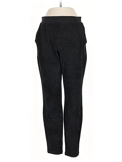 Pre-owned Lands' End Casual Pants In Black