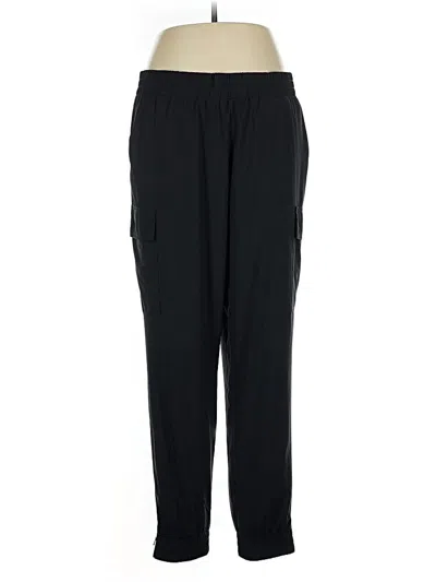 Pre-owned Lands' End Casual Pants In Black