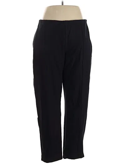 Pre-owned Lands' End Casual Pants In Black