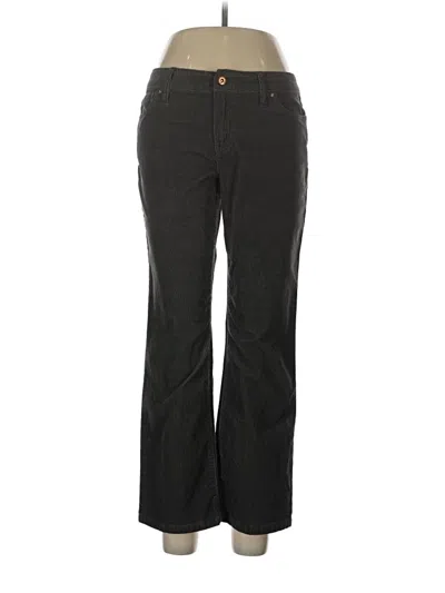 Pre-owned Lands' End Casual Pants In Black