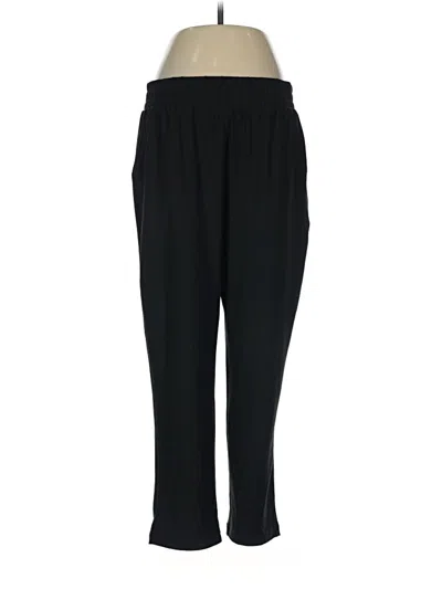 Pre-owned Lands' End Casual Pants In Black