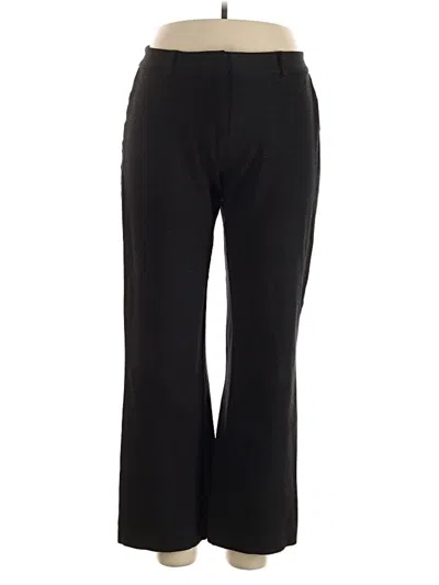 Pre-owned Lands' End Casual Pants In Black