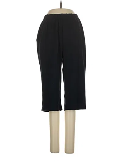 Pre-owned Lands' End Casual Pants In Black