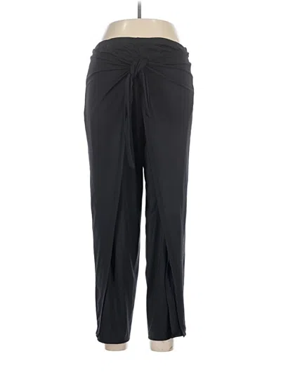 Pre-owned Lands' End Casual Pants In Black
