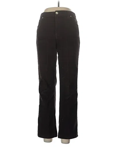 Pre-owned Lands' End Casual Pants In Black