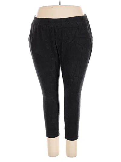 Pre-owned Lands' End Casual Pants In Black