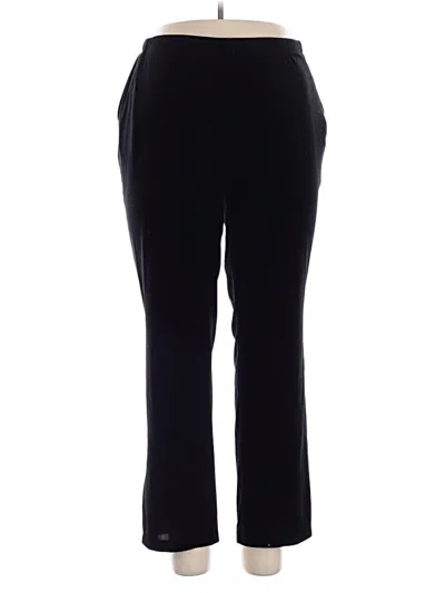 Pre-owned Lands' End Casual Pants In Black