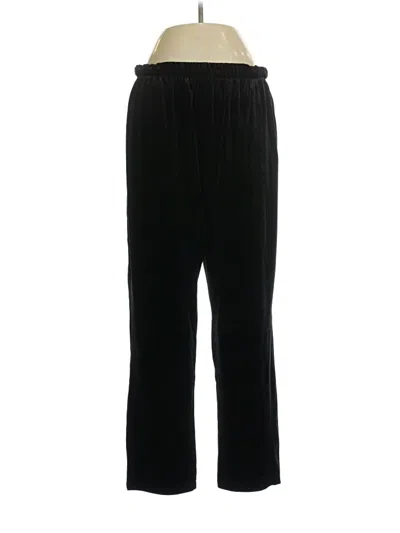 Pre-owned Lands' End Casual Pants In Black