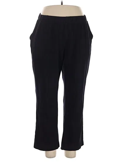 Pre-owned Lands' End Casual Pants In Black