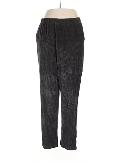 Pre-owned Lands' End Casual Pants In Black