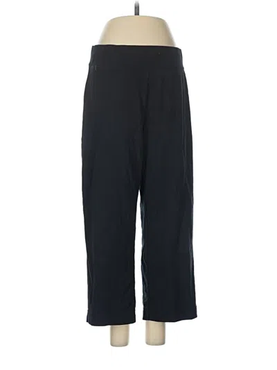 Pre-owned Lands' End Casual Pants In Black