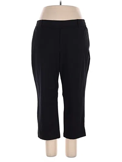 Pre-owned Lands' End Casual Pants In Black