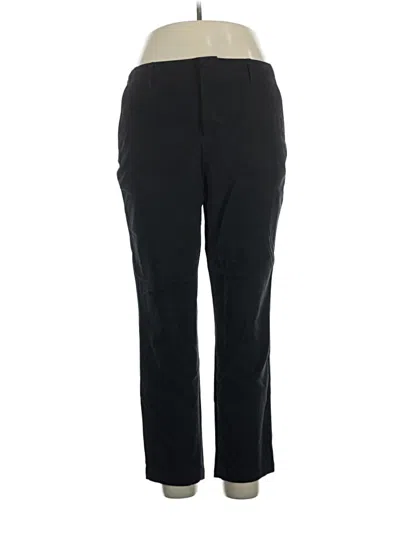Pre-owned Lands' End Casual Pants In Black