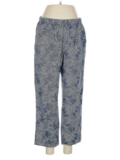 Pre-owned Lands' End Casual Pants In Blue