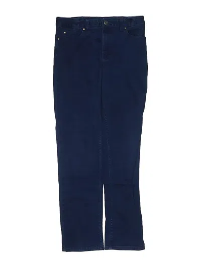 Pre-owned Lands' End Kids'  Casual Pants In Blue