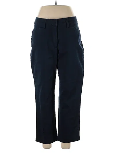 Pre-owned Lands' End Casual Pants In Blue