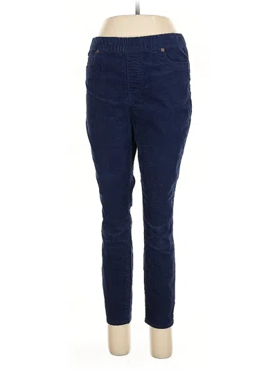 Pre-owned Lands' End Casual Pants In Blue