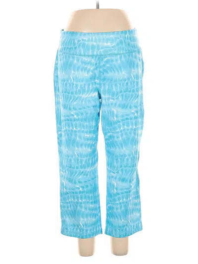 Pre-owned Lands' End Casual Pants In Blue