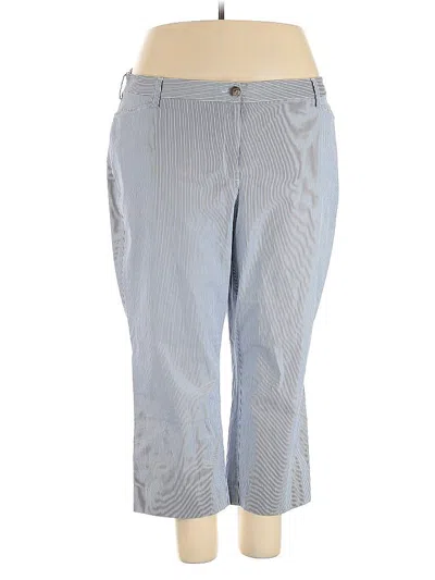 Pre-owned Lands' End Casual Pants In Blue