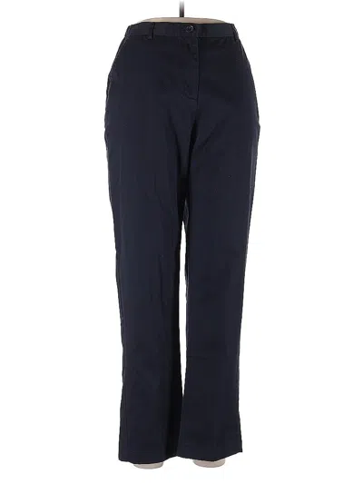 Pre-owned Lands' End Casual Pants In Blue