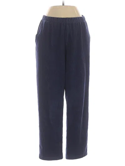 Pre-owned Lands' End Casual Pants In Blue