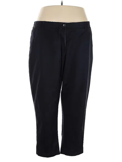 Pre-owned Lands' End Casual Pants In Blue