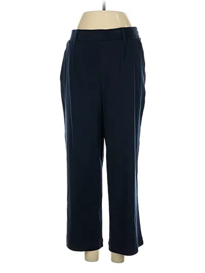 Pre-owned Lands' End Casual Pants In Blue