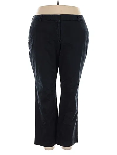 Pre-owned Lands' End Casual Pants In Blue