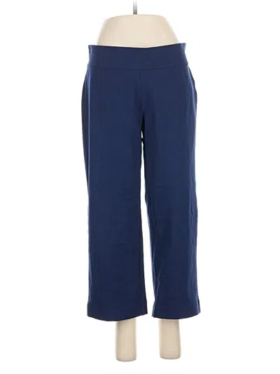 Pre-owned Lands' End Casual Pants In Blue