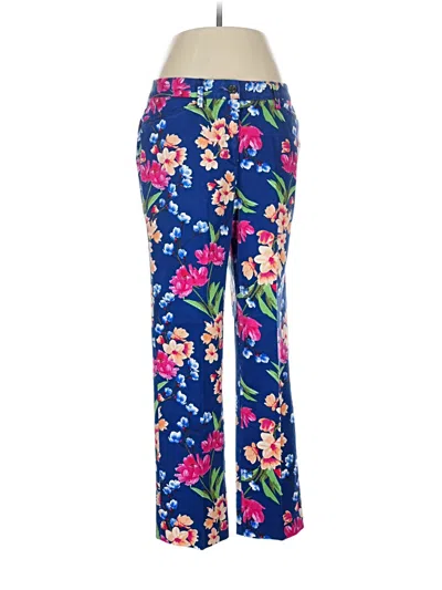 Pre-owned Lands' End Casual Pants In Blue