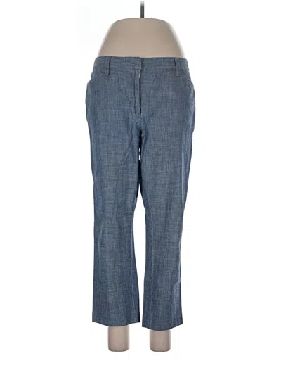 Pre-owned Lands' End Casual Pants In Blue