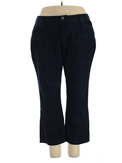 Pre-owned Lands' End Casual Pants In Blue