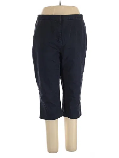 Pre-owned Lands' End Casual Pants In Blue