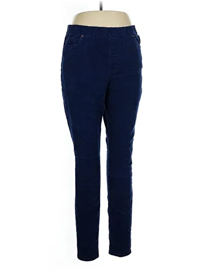 Pre-owned Lands' End Casual Pants In Blue