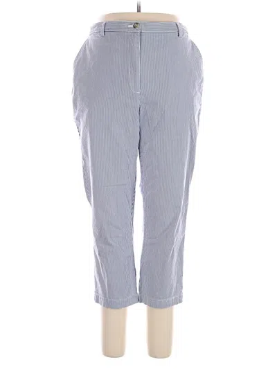 Pre-owned Lands' End Casual Pants In Blue