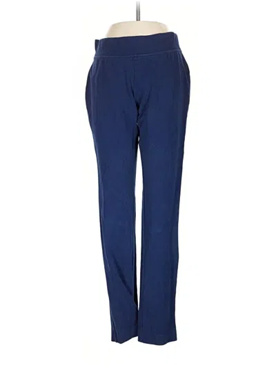 Pre-owned Lands' End Casual Pants In Blue