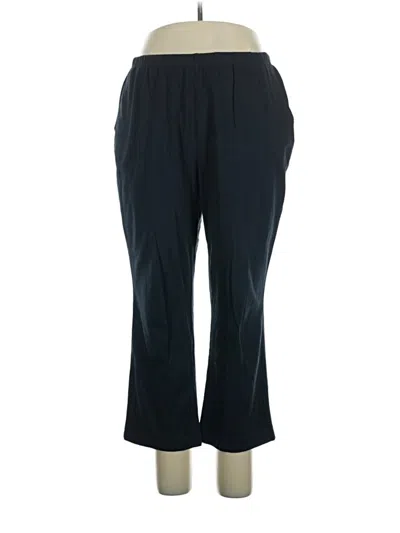 Pre-owned Lands' End Casual Pants In Blue