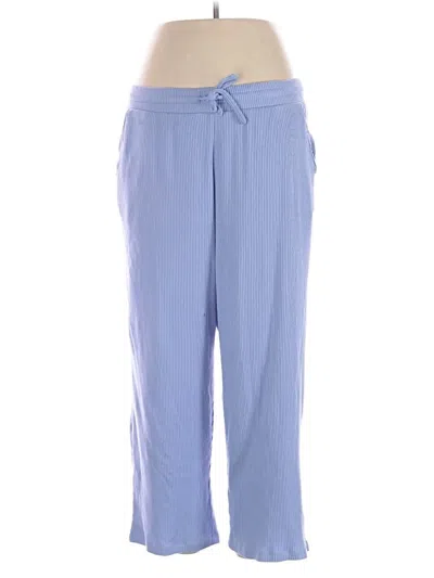 Pre-owned Lands' End Casual Pants In Blue
