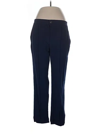 Pre-owned Lands' End Casual Pants In Blue