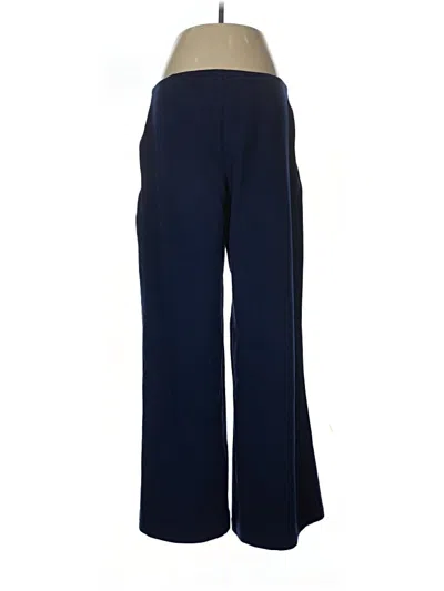 Pre-owned Lands' End Casual Pants In Blue