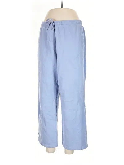 Pre-owned Lands' End Casual Pants In Blue