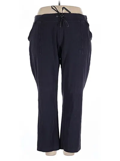 Pre-owned Lands' End Casual Pants In Blue