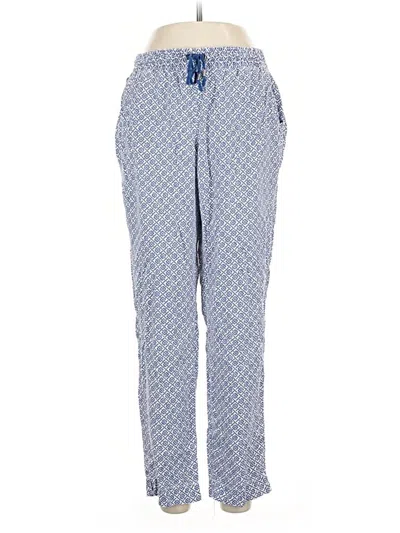 Pre-owned Lands' End Casual Pants In Blue