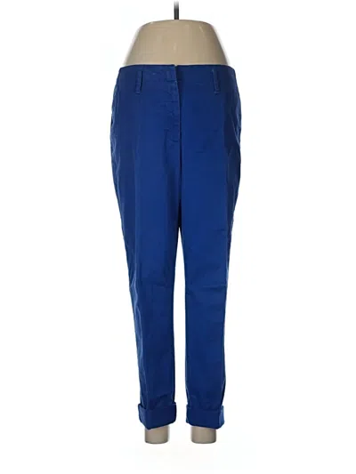 Pre-owned Lands' End Casual Pants In Blue