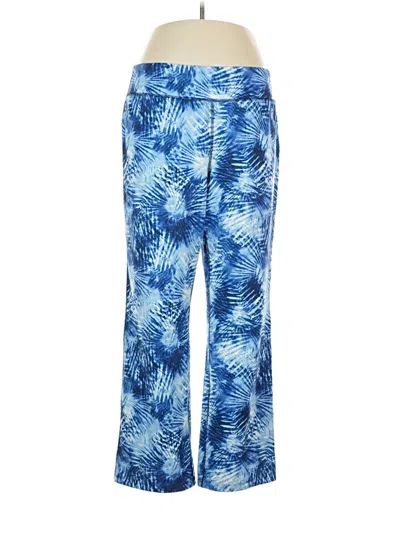 Pre-owned Lands' End Casual Pants In Blue