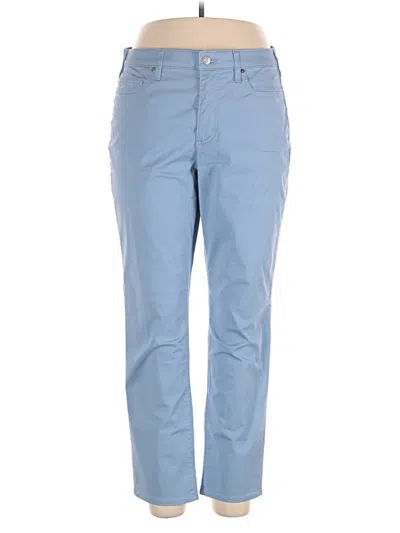Pre-owned Lands' End Casual Pants In Blue