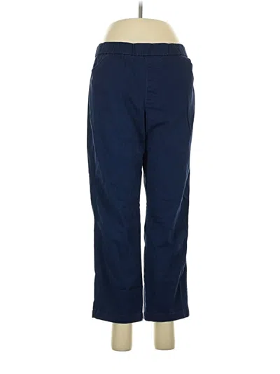 Pre-owned Lands' End Casual Pants In Blue