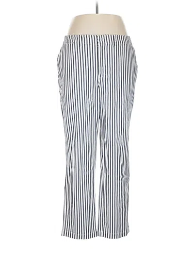 Pre-owned Lands' End Casual Pants In Blue