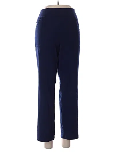 Pre-owned Lands' End Casual Pants In Blue