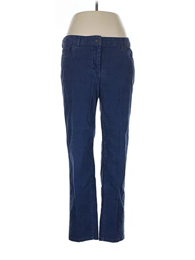 Pre-owned Lands' End Casual Pants In Blue